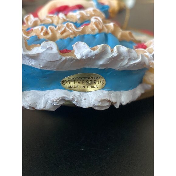 1990s Silvestri Twelve Days of Christmas Ornament Set Partial Set of 8 Vintage H - Picture 11 of 11